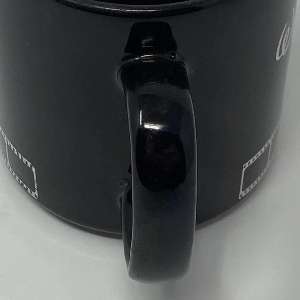 Walt Disney Studios Vintage Black Directors Mickey Silhouette Ceramic Coffee Mug